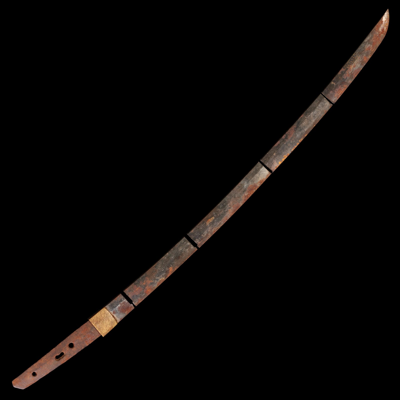 Complete Japanese Wakizashi (5 Cut Pieces), 25.75 inches - c. 1600 to 1800 - Edo Japan