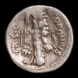 Roman Republic, Q. Sicinius, AR Denarius, Apollo (Major Greek God) - 49 BCE - Roman Republic
