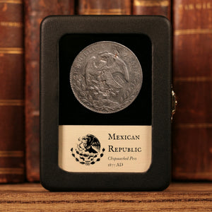 Mexico, Chop Marked Silver 8 Reales, "Piece of Eight" - 1877 CE - Mexico