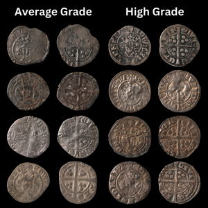 English Silver Penny, Edward I - 1272 to 1307 CE - England