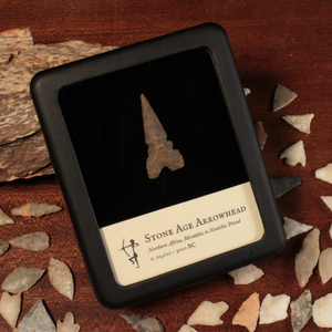 North African Stone Age Arrowhead, 1.5 inches - c. 10,000 to 3000 BCE - North Africa - 1/17/23 Auction