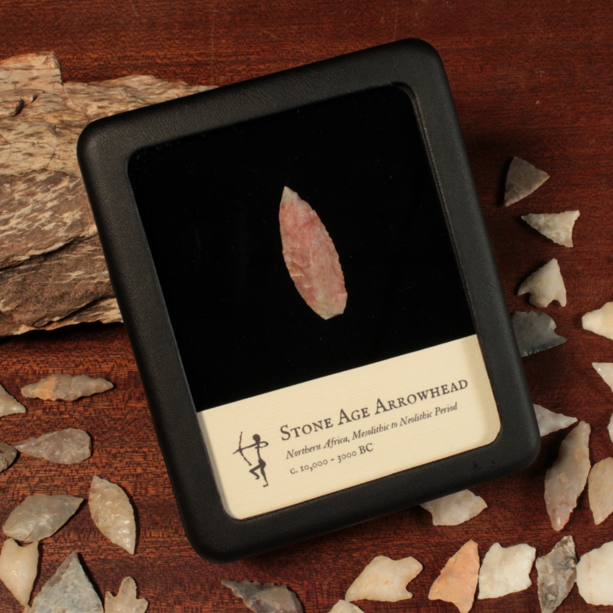 North African Stone Age Arrowhead, 1.3 inches - c. 10,000 to 3000 BCE - North Africa - 1/17/23 Auction