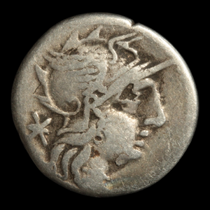 Rome, Republican Denarius, Roma // Victory in Chariot - 132 BCE - Roman Republic