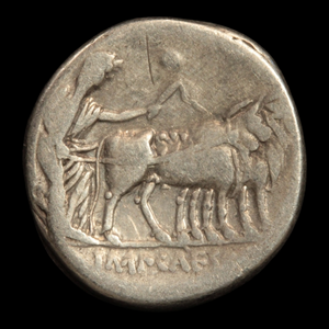Rome, Silver Denarius, Augustus (Octavian) - 29 – 27 BCE - Roman Empire