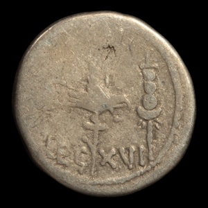 Rome, Silver Denarius, Mark Antony - 32 – 31 BCE - Roman Republic