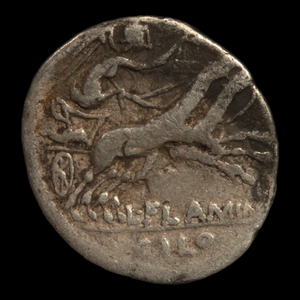 Rome, Silver Denarius, Roma / Victory in Chariot - 109 – 108 BCE - Roman Republic
