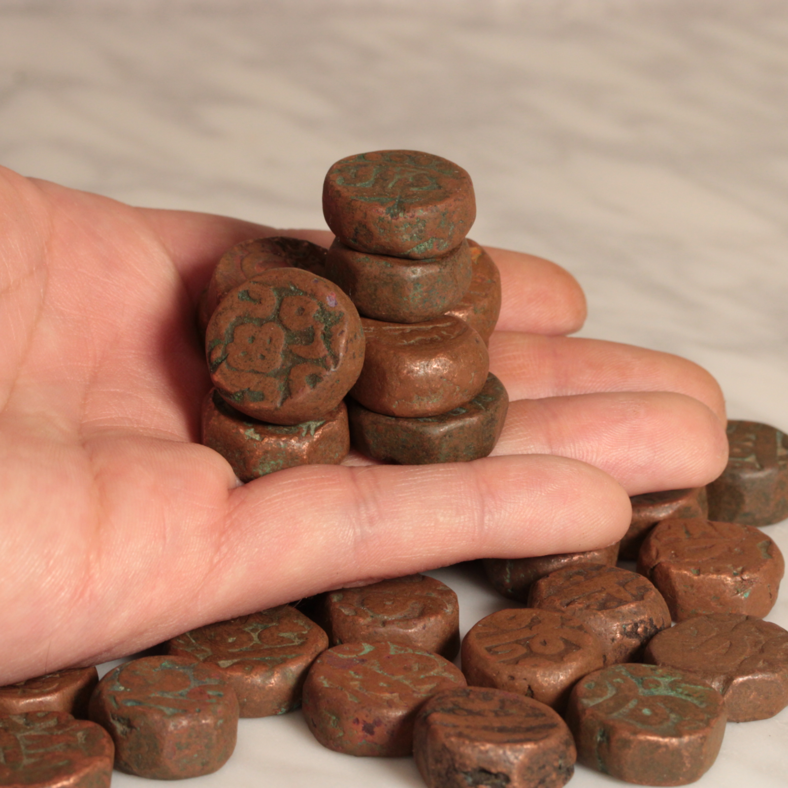 Mughal Empire, Akbar the Great, Bronze Dam - 1556 to 1605 CE - India