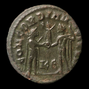 Rome, Antoninianus, Emperor Diocletian, Concordia Reverse - 295 – 299 CE - Roman Empire
