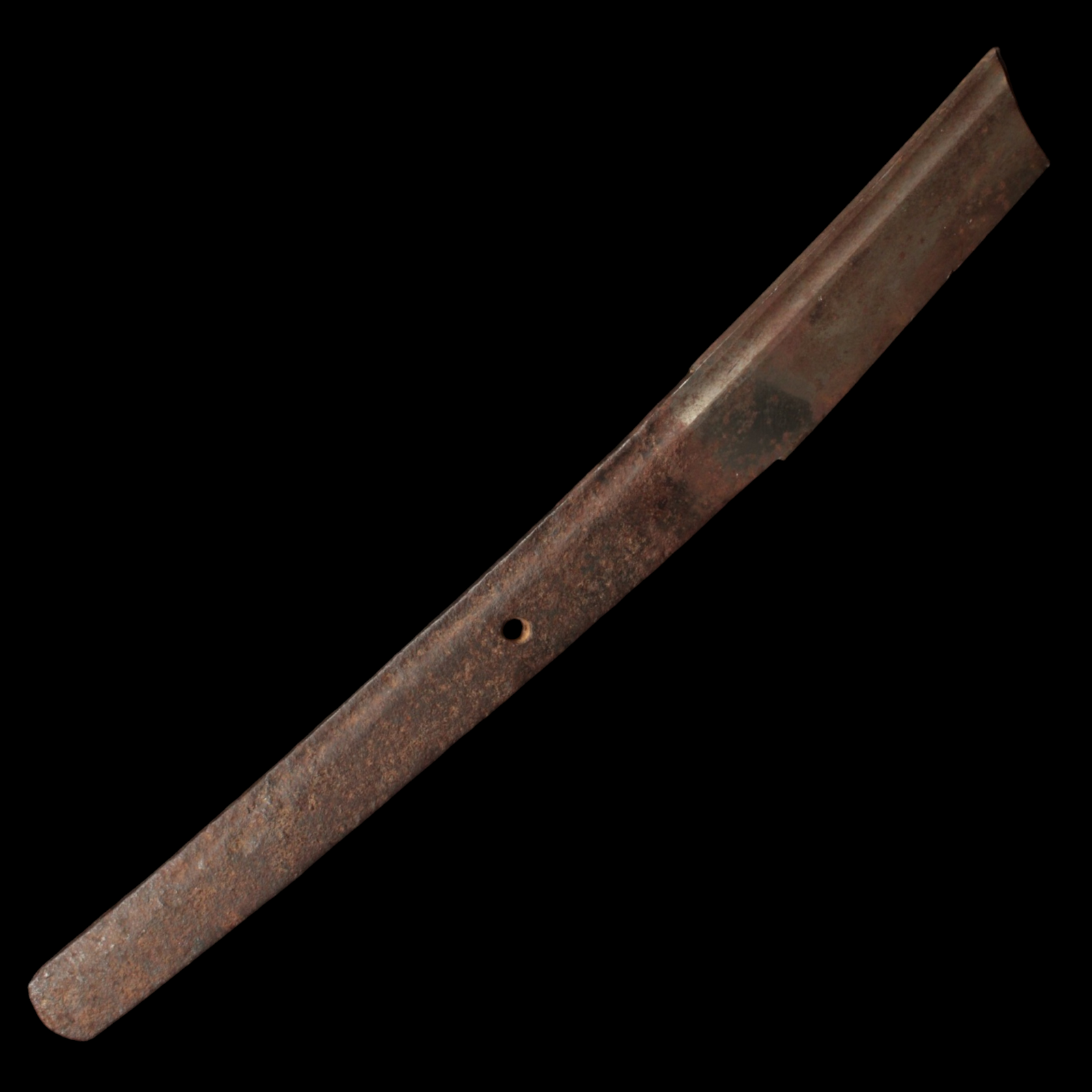 Japanese Katana Tang, Older Blade With Signature (11.5 inches) - c. 1300s to 1600s CE - Muromachi to Edo Period - 2/21/24 Auction