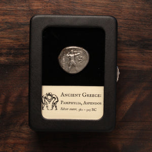 Pamphylia, Aspendos, Silver Stater (Wrestlers & Slinger) - 380 to 325 BCE - Ancient Greeks