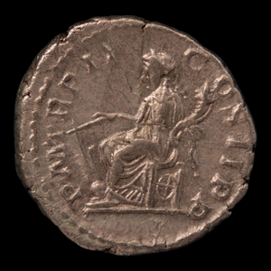 Rome, Emperor Elagabalus, Denarius (Fortuna Reverse) - 219 CE - Roman Empire