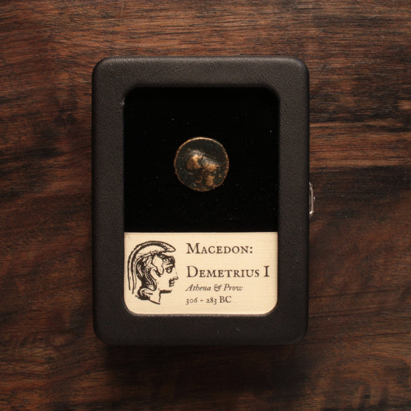 Macdon, Demetrius I Bronze Unit (Head of Athena) - c. 306 to 283 BCE ...