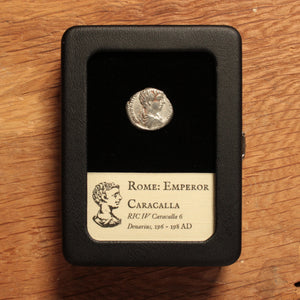 Rome, Emperor Caracalla Denarius - 196 to 198 CE - Roman Empire