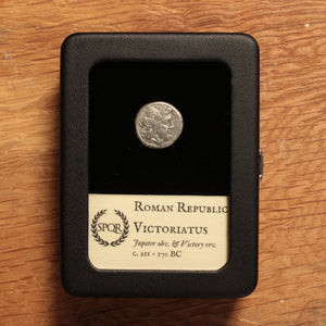 Roman Republic, Silver Victoriatus, Jupiter & Victory - 211 to 170 BCE - Roman Republic