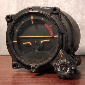 WWII Aircraft Instrument, Gyro Horizon Indicator (AN–5736–1) - 1940s - World War II