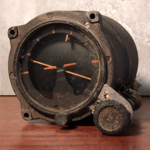 WWII Aircraft Instrument, Gyro Horizon Indicator (AN–5736–1) - 1940s - World War II