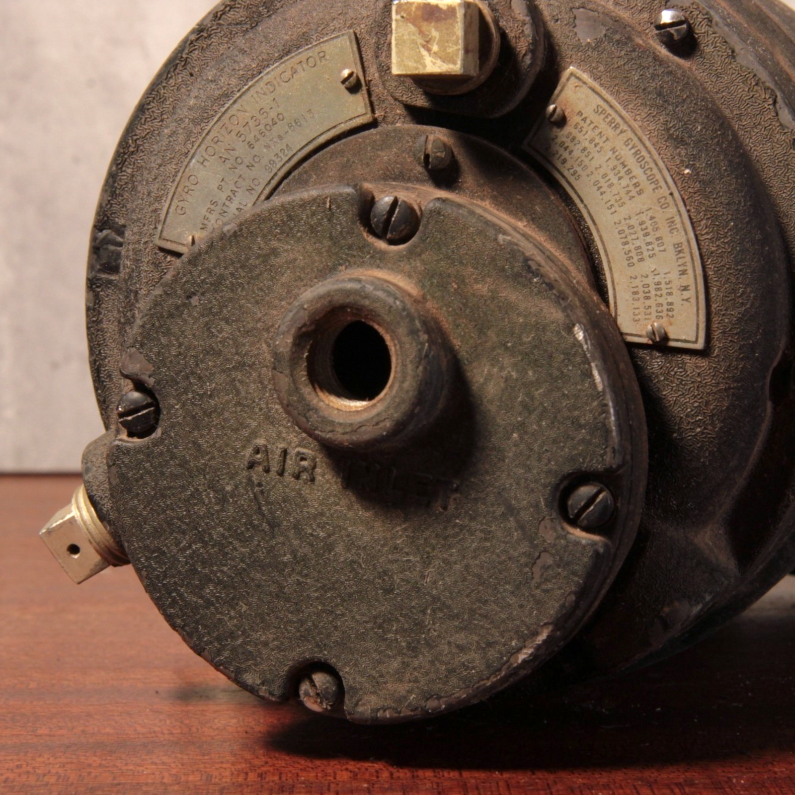 WWII Aircraft Instrument, Gyro Horizon Indicator (AN–5736–1) - 1940s - World War II