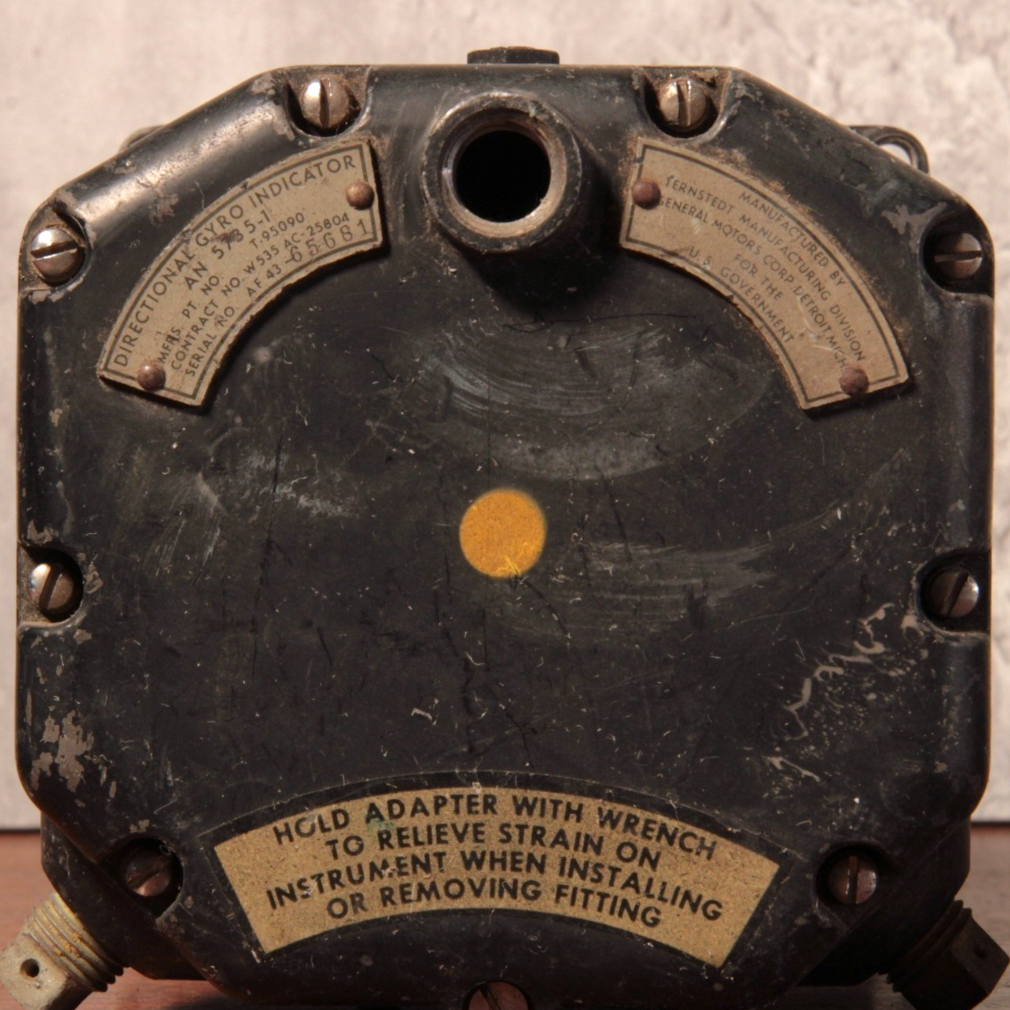WWII Aircraft Instrument, Directional Gyro (AN–5735–1) - 1940s - World War II