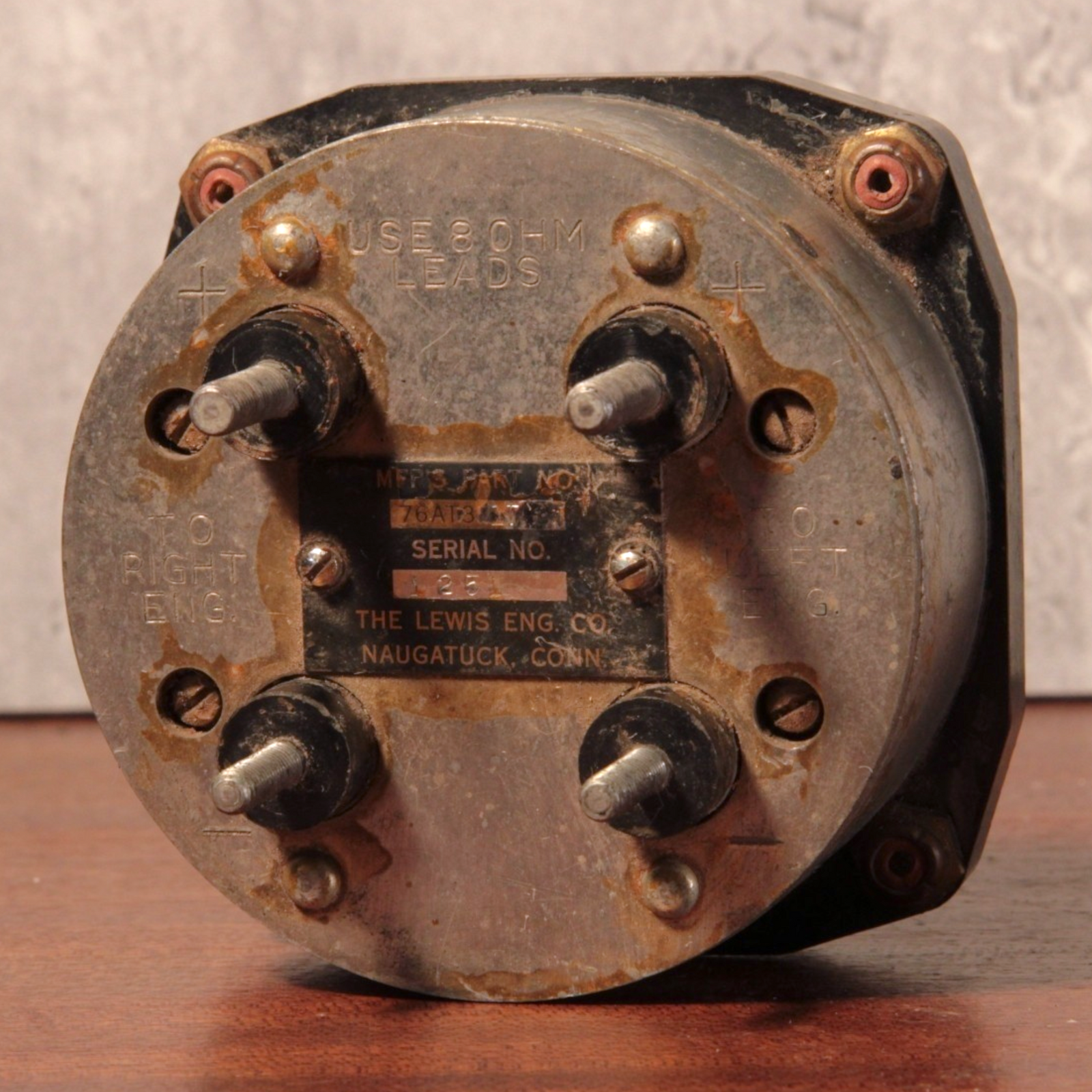 WWII Aircraft Instrument, Engine Cylinder Head Temperature Indicator Type B–11 - 1940s - World War II