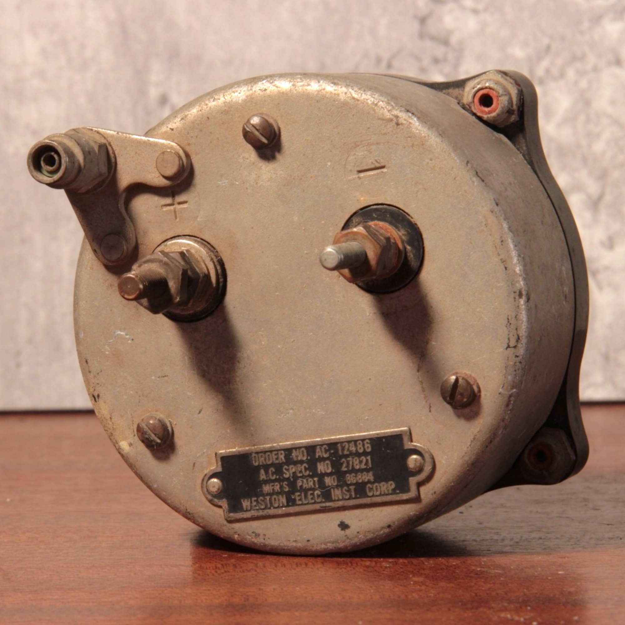 WWII Aircraft Instrument, Engine Cylinder Head Temperature, Type B9 - 1940s - World War II