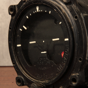 WWII Aircraft Instrument, Gyro Horizon Indicator (AN–5736–1) - 1940s - World War II