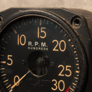 WWII Era Aircraft Instrument, Tachometer (Engine RPM), General Electric DO–35 - 1940s - World War II