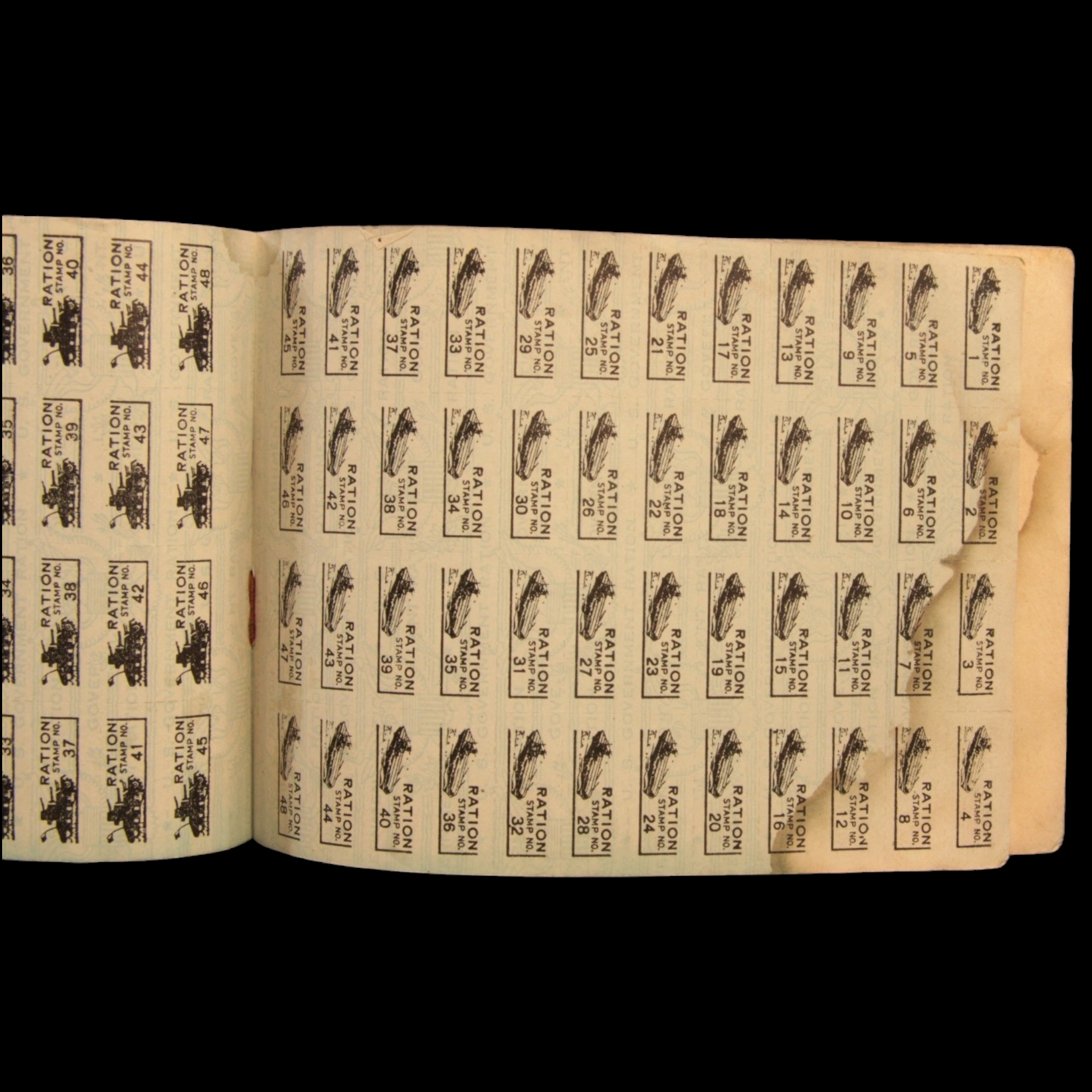 Us Ration Books WWII US War Ration Books Three and Four - 1940s - World War II ...