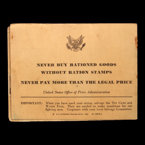 WWII US War Ration Books Three and Four - 1940s - World War II