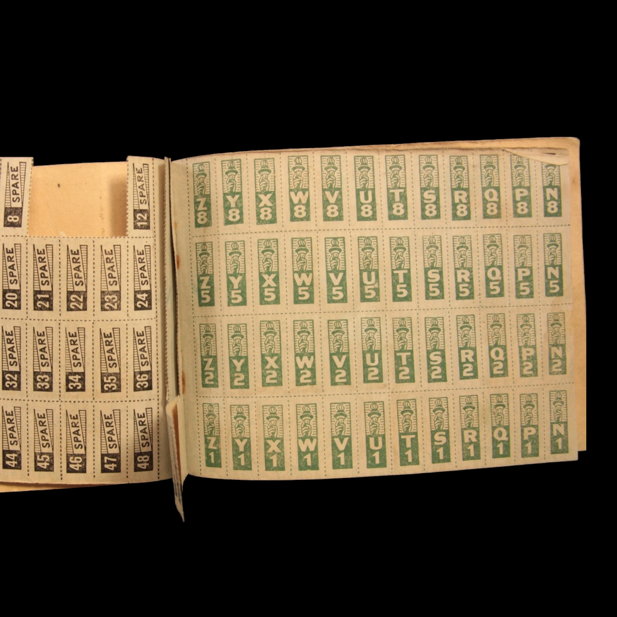 Us Ration Books WWII US War Ration Books Three and Four - 1940s - World War II ...