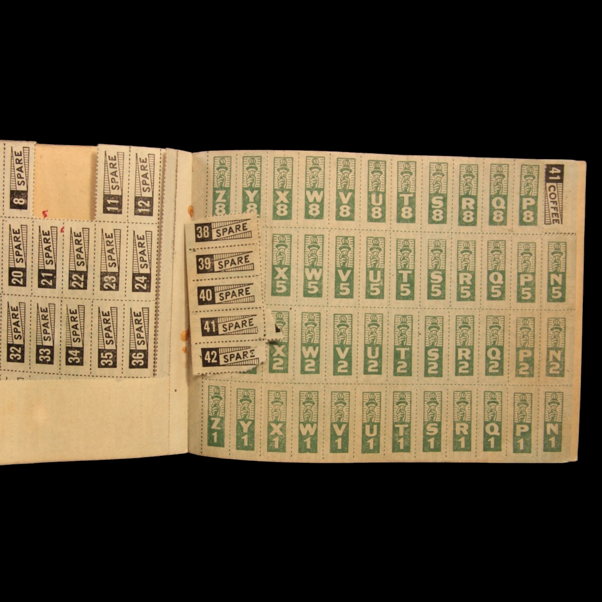 Us Ration Books WWII US War Ration Books Three and Four - 1940s - World War II ...