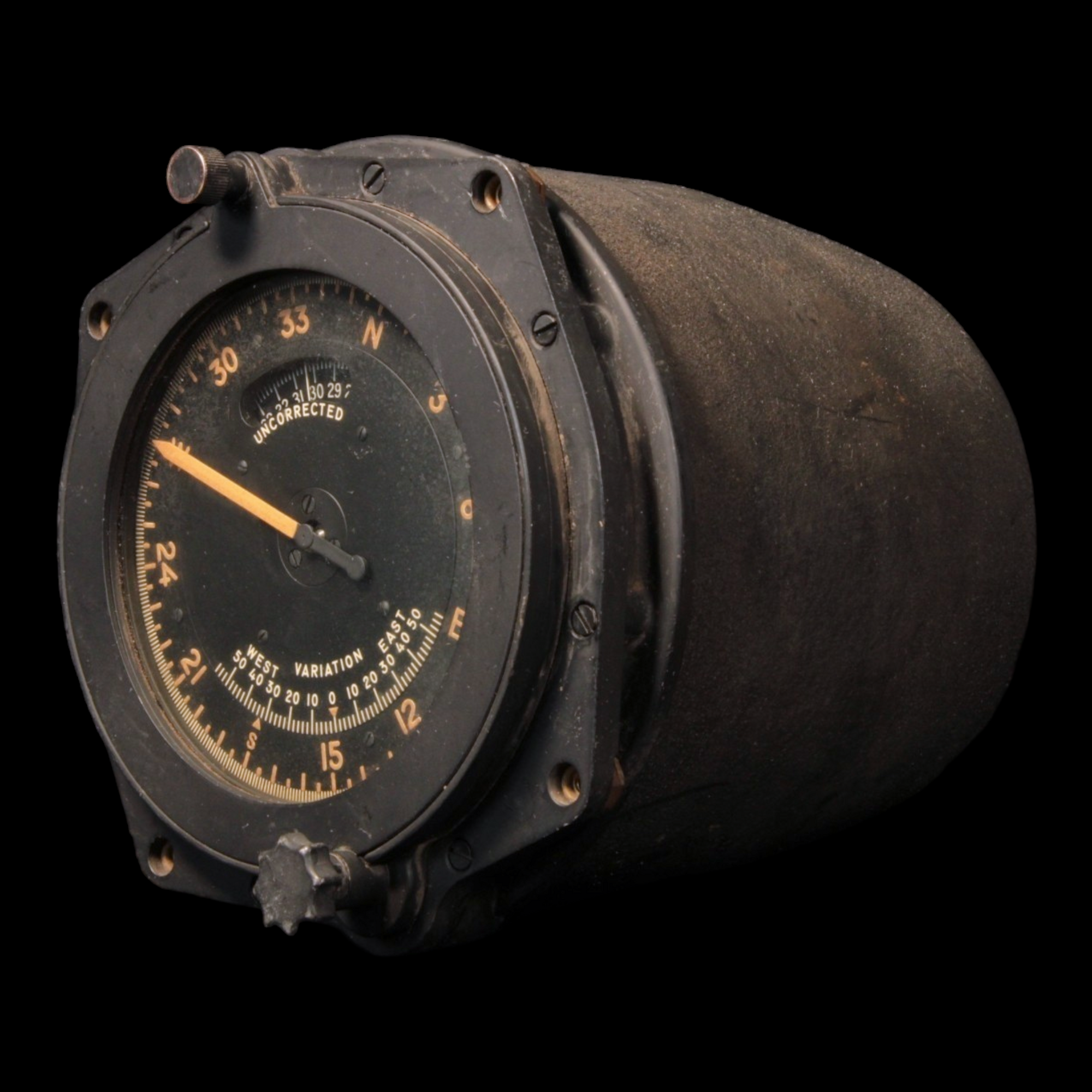 WWII Aircraft Instrument, Master Compass Indicator (Bendix AN5752–2) - 1940s - World War II