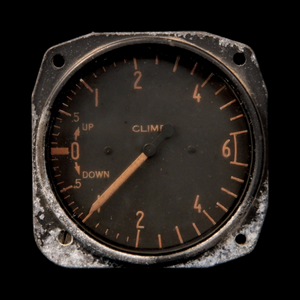 WWII Aircraft Instrument, Rate of Climb Indicator, Type C–2 - 1940s - World War II