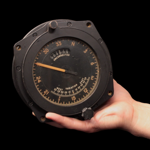 WWII Aircraft Instrument, Master Compass Indicator (Bendix AN5752–2) - 1940s - World War II