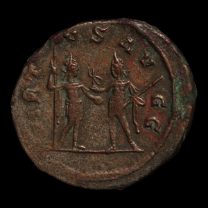 Rome, Emperor Valerian Antoninianus, Valerian & Gallienus on Reverse - 253 to 254 CE - Roman Empire