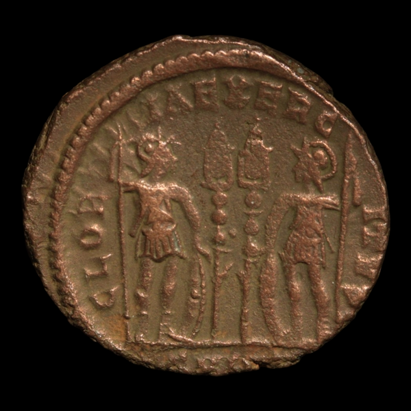 Rome, Emperor Constantine the Great, Two Soldiers Reverse - 306 to 337 ...