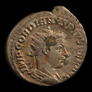 Rome, Emperor Gordian III, Silver Antoninianus, Fortuna Reverse - 242 to 244 CE - Roman Empire