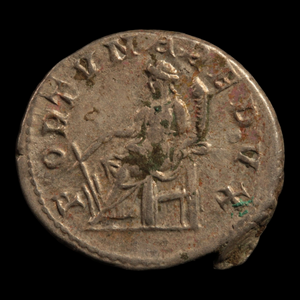 Rome, Emperor Gordian III, Silver Antoninianus, Fortuna Reverse - 242 to 244 CE - Roman Empire