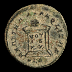 Rome, Emperor Constantine II (as Caesar), Bronze AE2, Altar Reverse - 323 to 324 CE - Roman Empire