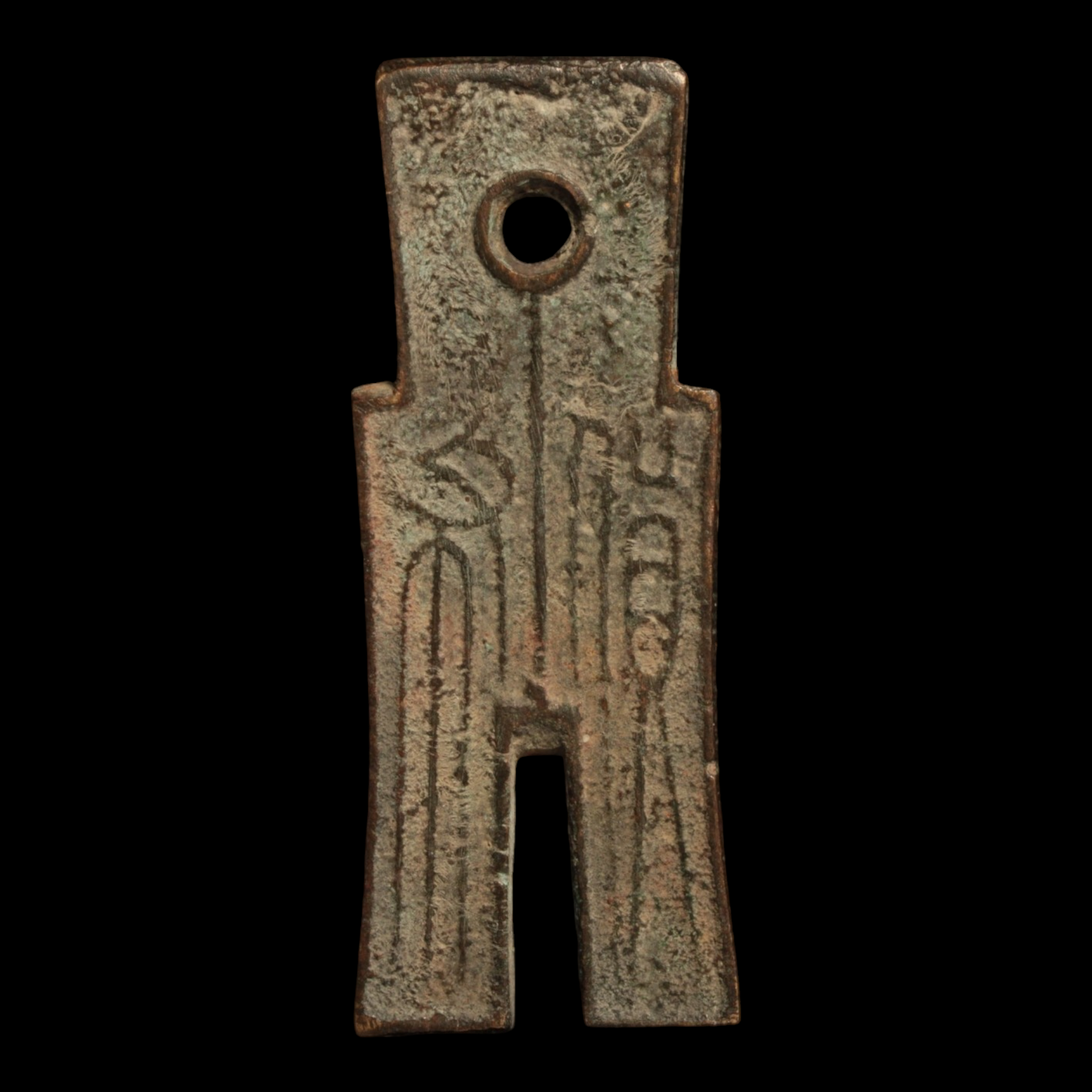 China, Xin Dynasty, Emperor Wang Mang, Spade Money - 14 CE - Imperial China