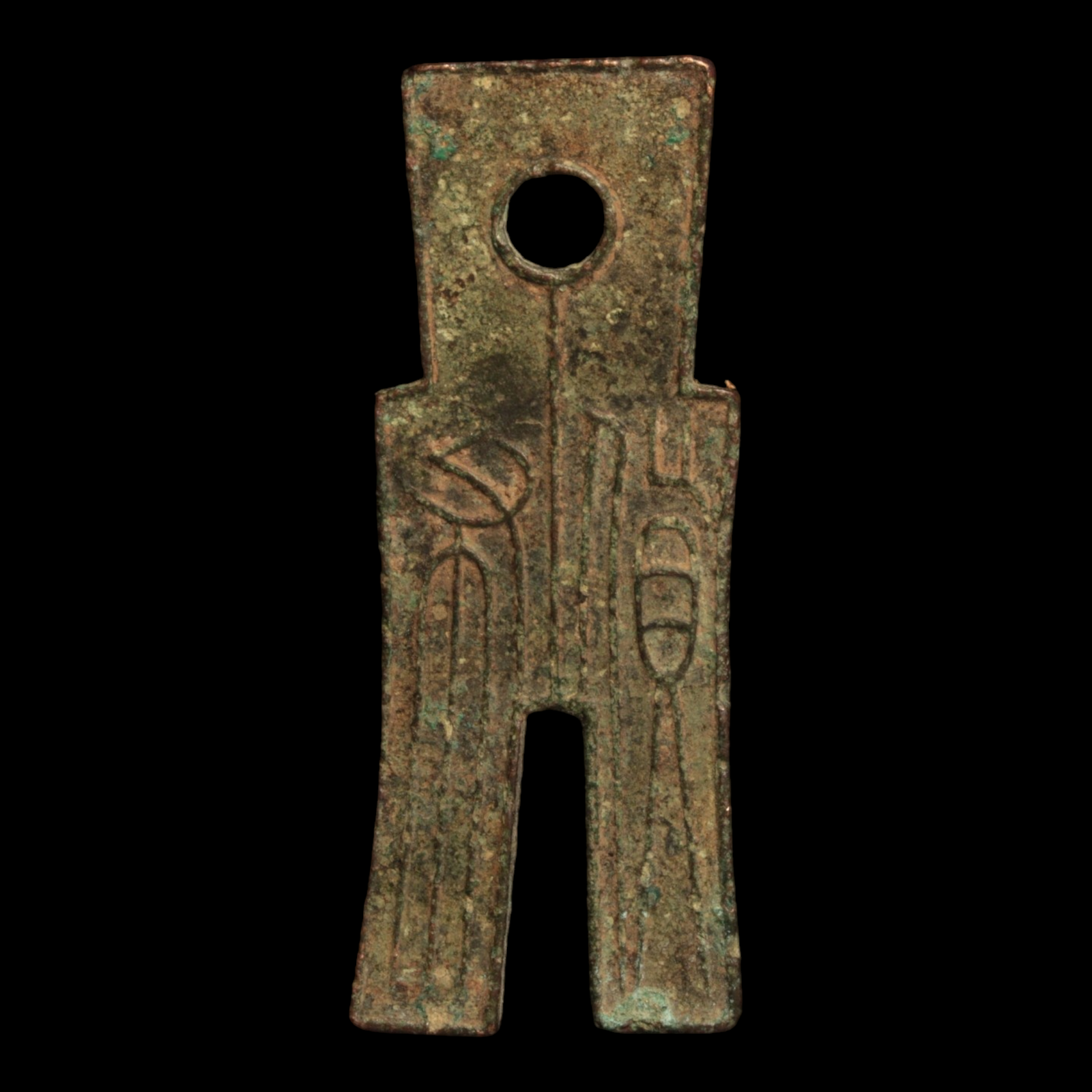 China, Xin Dynasty, Emperor Wang Mang, Spade Money - 14 CE - Imperial China