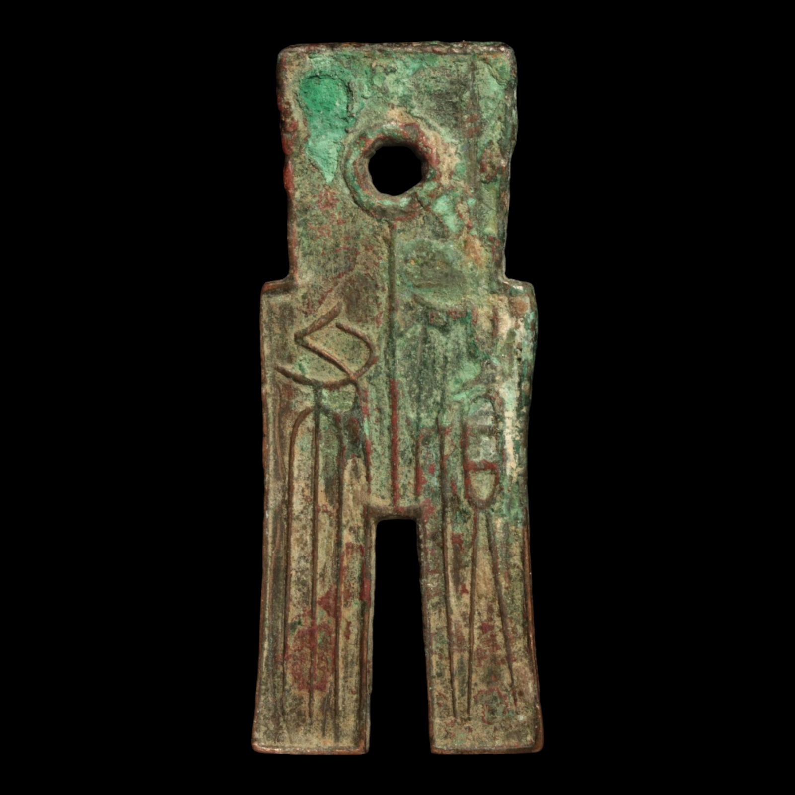 China, Xin Dynasty, Emperor Wang Mang, Spade Money - 14 CE - Imperial China