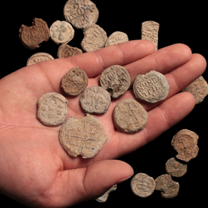 Byzantine Empire, Lead Document Seal - c. 500 to 1100 CE - Eastern Europe