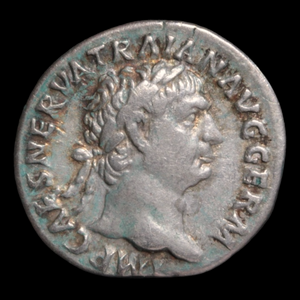 Rome, Emperor Trajan, Silver Denarius - 100 CE - Roman Empire