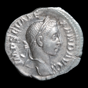 Rome, Emperor Severus Alexander, Denarius, Abundantia Reverse - 228 to 231 CE - Roman Empire