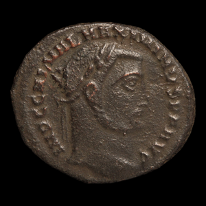 Rome, Emperor Maximinus Daia, Bronze AE2, Genius Reverse - 308 to 310 CE - Roman Empire