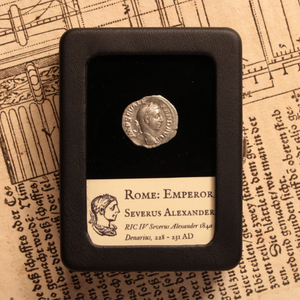 Rome, Emperor Severus Alexander, Denarius, Abundantia Reverse - 228 to 231 CE - Roman Empire