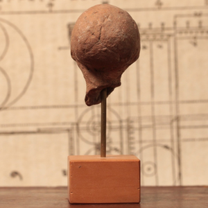 Roman Terracotta Pottery Fragment, "Grotesque" Head With Stand (1.5 inches) - c. 100 to 300 CE - Roman Empire