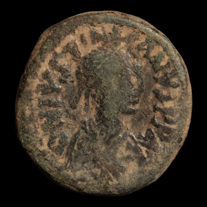 Byzantine, Emperor Justinian I, Bronze Follis - c. 527 to 565 CE - Byzantine Empire