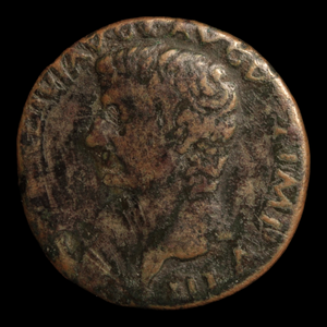 Roman Africa, Tiberius (Second Roman Emperor), Bronze Dupondius, Livia Reverse - 27 to 28 CE - Roman Provinces