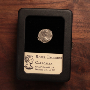 Rome, Emperor Caracalla, Denarius, Emperor in Military Attire on Reverse - 196 to 198 CE - Roman Empire